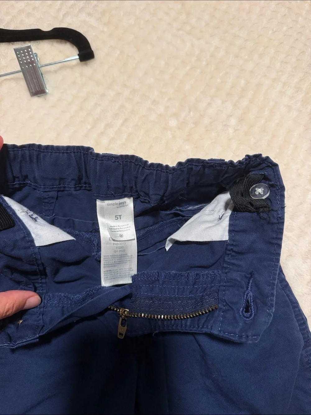 Carter's Navy Blue Boys' Cotton Shorts Size 5T